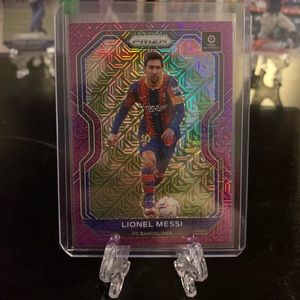 2021 PANINI SOCCER CHRONICLES MESSI PURPLE PRIZM